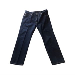 Levi Strauss Blue Jeans. 505 Style 40 Waist 30 Length. Dark Blue Color.
